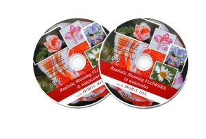 2-Disc-DVD-Set about painting realistic stunning flowers as Watercolor DVD and Online Video Lesson