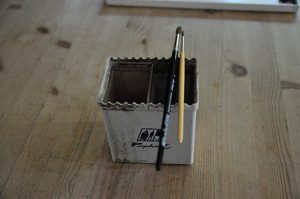 Brush holder for your watercolor brushes