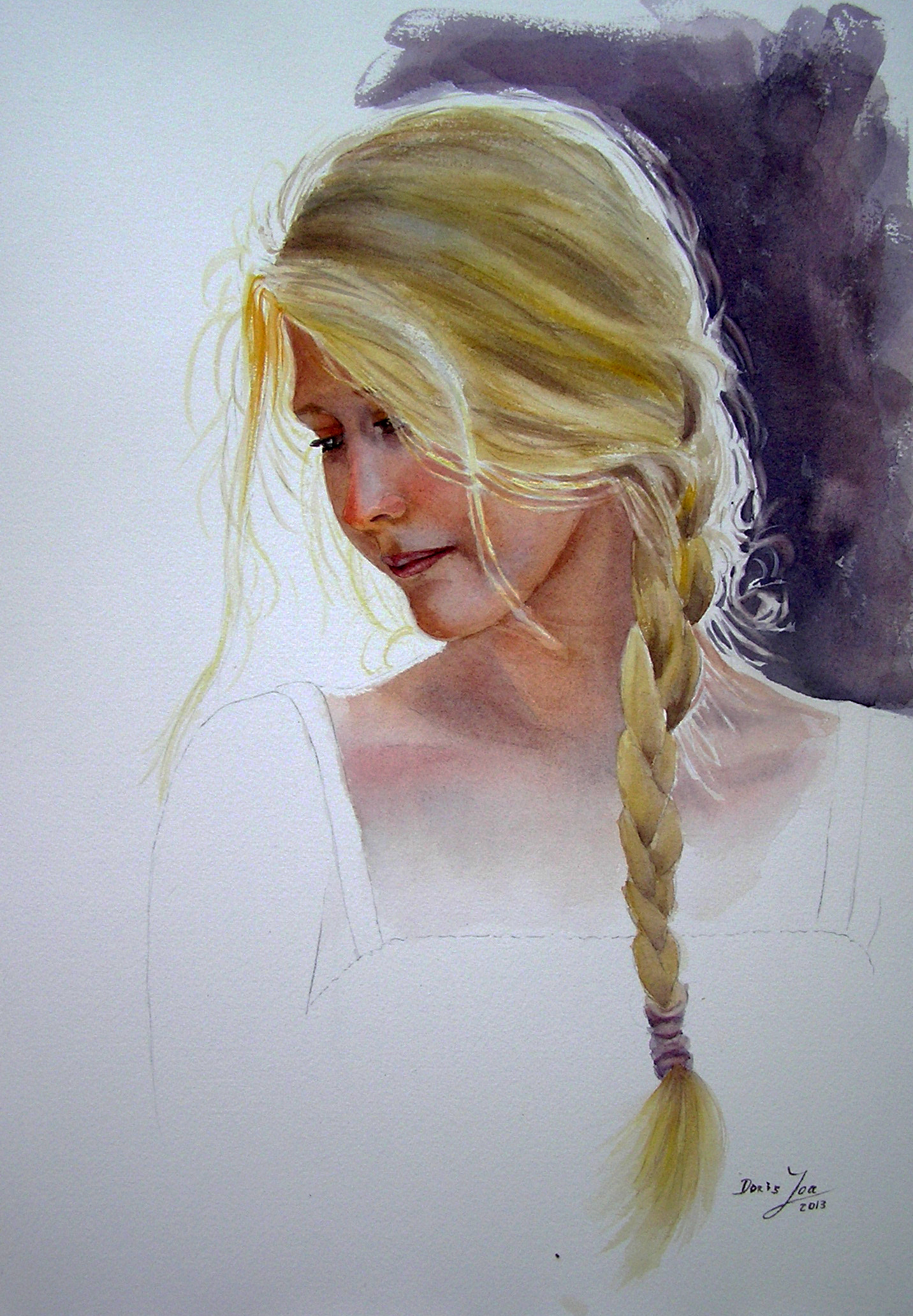 Elise Engh Studios: Easy Watercolor Portrait Tutorial