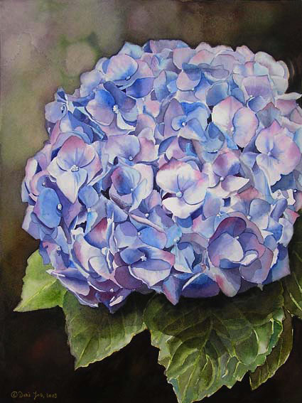 how to know when your flower painting is finished