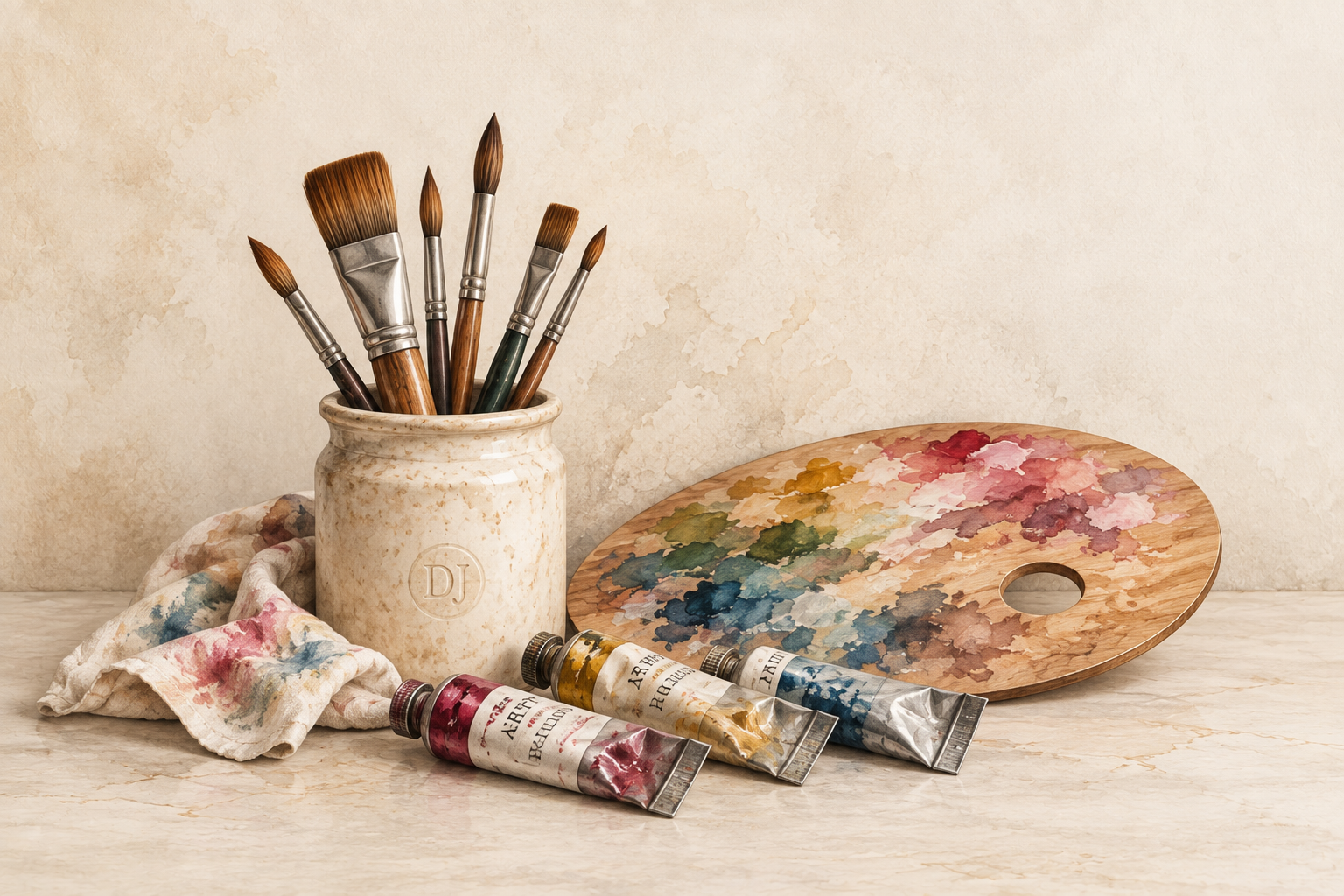 Watercolor tutorials and painting lessons by Doris Joa