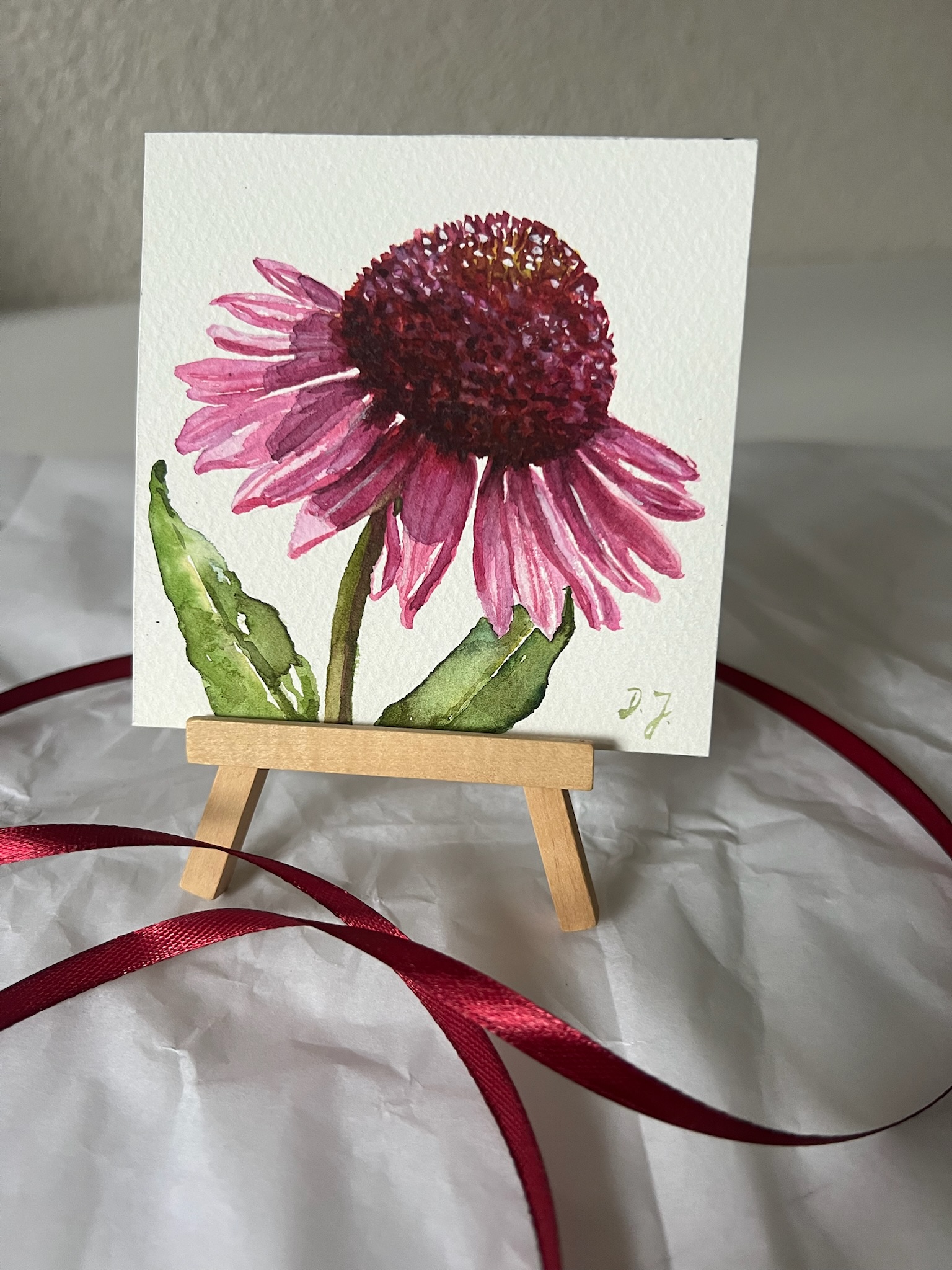 Little Floral Poem - Pink Coneflower - Image 6